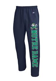 Champion Notre Dame Fighting Irish Mens Navy Blue Down Sweatpants 14751163