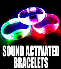 Sound Activated Led Light Up Bracelet Bewild