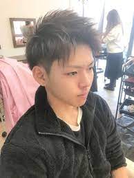 mallia hair マーリャヘアー mallia メンズツーブロックアシメショートスタイル ツイストパーマ メンズ 髪型 ショート メンズ メンズ ヘアスタイル