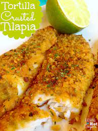 Tortilla Crusted Tilapia Recipe Recipe Recipes Tilapia Recipes Crusted Tilapia