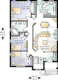 Even if this bungalow house plan only has one floor, it does not limit you to live in comfort. Discover The Plan 3313 Dynasty 2 Which Will Please You For Its 3 Bedrooms And For Its European Styles Bungalow Floor Plans Bungalow House Plans House Floor Plans