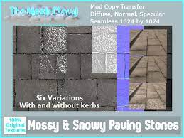 181 likes · 2 were here. Second Life Marketplace Tmc Mossy Snowy Paving Stones Fat Pack Textures Full Perm With Materials