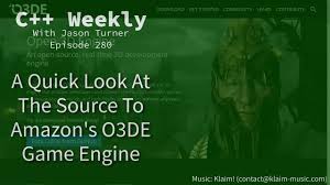 Later on we will create native platform projects for running our games. C Weekly Ep 280 A Quick Look At The Source To Amazon S O3de Game Engine Constexpr Surprises Youtube