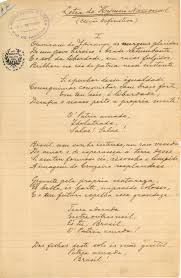 Um forte abraço e bom feriado! Manuscrito Do Hino Nacional Escrito Em 1909 Esta Na Abl No Rio Ancelmo O Globo