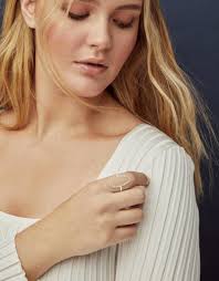 KENDRA SCOTT Dani 14K Yellow Gold Open Ring in Pave Diamonds