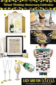 Give a prize to the guest with the most correct answers, and share the funniest responses with the entire party. Elegant Inspiration For A Virtual Wedding Anniversary Celebration