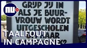 Op niveau richt zich volledig op het gebruik van taal. Taalvoutjes