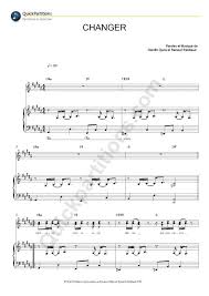 Changer Maitre Gims Partition Partition Piano