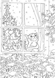 Favoreads Looking Through The Window Bb81 Jpg 1697 2400 Christmas Coloring Pages Coloring Pages Coloring Books