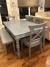 Chalk Painted Kitchen Table And Chairs Chalk Paint Kitchen Table Chalk Paint Dining Room Table Painted Kitchen Tables
