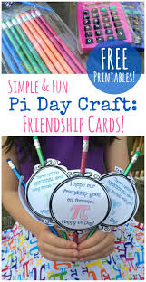 As a class or grade, create a pi day chain with loops of construction paper using a different color for each of the 10 digits. Pi Lentines Sweet Pi Day Craft For All Ages Free Printables Pi Day Pi Activities Happy Pi Day