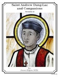 Andrew novena prayer, coloring page, and worksheet. Saint Andrew Dung Lac And Companions November 24 By Janeen Kilgore