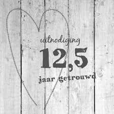 12 5 Jaar Getrouwd Vergrijsdhout Print Kaartje2go