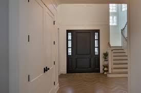 Sometimes a home's exterior needs a more substantial or decorative statement than a single front entrance door. Modern Euro Technology Modern Collection Double Door Wood Entry Door Gallery Custom Interior Door Gallery In Stock And Custom Doors Wine Cellar Doors Solid Wood Euro Technology And Paint Grade Mdf