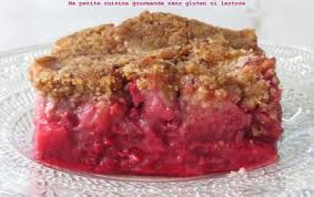 Ma Petite Cuisine Gourmande Sans Gluten Ni Lactose Crumble Aux Framboises Aux Pommes Et A La Cannelle Sans Glute Crumble Framboises Crumble Recette Framboise