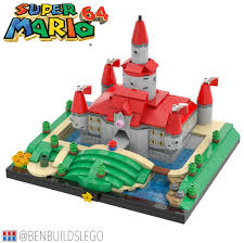 Stands approximately 7 tall and 6 wide comes with 12 page colour instructions 107 pieces (all new, genuine lego® branded) disclaimer: Lego Peach S Castle Super Mario 64 3 Lego Mario Lego Super Mario Super Mario Art