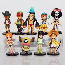 9pcs lot one piece action figures luffy zoro nami chopper brook pvc anime figure collection dolls toy for children gif action figures toys luffy action figures