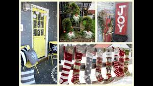 Hang grapevine wreaths in each of your front windows for outdoor holiday decor with simple charm. Christmas Outdoor Decorating Ideas Winter Porch Decorating Ideas Youtube