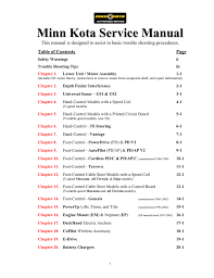View online or download 2 manuals for minn kota corded foot pedal. Minn Kota Service Manual Manualzz