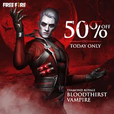Como não amar os personagens do free fire? The 50 Discount In Diamond Royale Is Garena Free Fire Facebook