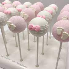 Pink Ba Shower Cake Pops The Creative Cakery Bake In Baby Shower Cakepops Party Supplies Ideas Ideias Para Chas De Bebe Festa Doces Trabalhos Manuais