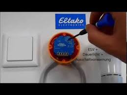 Tutorial Enocean Eltako Fsr61np 230v Deutsch Youtube