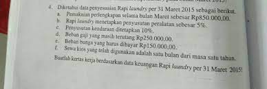 Jurnal dengan rapi dan teliti • 1 1(4) tes tertulis •studi kasus •bp*1 •bp*2 •buku referensi lain yang relevan 4. Tolong Jawab Soal Di Atas Brainly Co Id