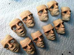 Incredible 3d Printed Faces For The Upcoming Stop Motion Film House Of Monsters 3dprint Com The Voice Of 3d Printing Additive Manufacturing Stop Motion 3d Printing Art Animation Stop Motion