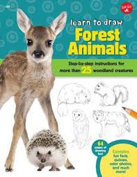 How to paint a forest landscape how do you renderpaint realistic. Forest Animals Learn To Draw Robbin Cuddy 9781600584824