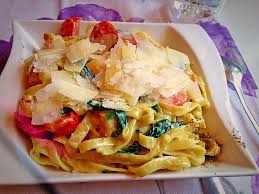 Pasta Scampi E Spinaci Alla Vapiano Rezept Rezepte Scampi Kochrezepte