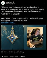 Valorant Releases Special Cosmetic to Honor Young Fan Who Died of Cancer