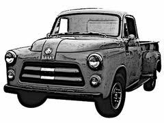 Image result for Federal Truck Yellow 1956 Dodge Truck