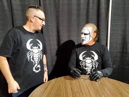 Had the pleasure and honor of meeting the man they call Sting three times.  This is from my last time in July at StocktonCon. As always his reputation  precedes him and he