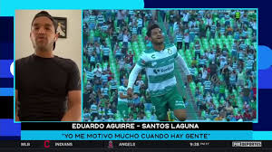 Cambio en santos laguna, entra al campo santiago muñoz sustituyendo a eduardo aguirre. Eduardo Aguirre Futbolista De Santos En Exclusiva Fox Sports Radio Video Dailymotion