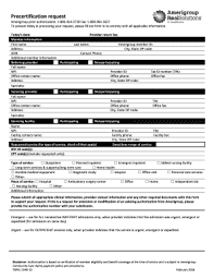 Background prior authorization is a common tool for utilization management and controlling health care costs. Amerigroup Prior Auth Form Fill Out And Sign Printable Pdf Template Signnow