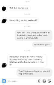 Also give her suddle hints to who you are and the kind of things you like so she has something to work with when it comes to her asking u questions. My Dream Guy Slipped Into My Instagram Dms How Do I Keep This Conversation Going Howdoirespondtothis