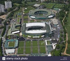 Alex willis of the all england lawn tennis club limited, describes. Luftaufnahme All England Tennis Club Wimbledon London Sw19 Stockfotografie Alamy