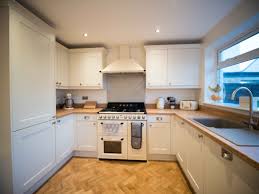 Includes all the bespoke oak units as well as the granite worktops. Oak Parquet Flooring Retro Smeg Appliances Beautiful Shaker Kitchen