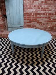 Simple Redesign Pretty Blue Glazed Coffee Table Round Blue Coffee Table Vintage Round Table Coffee Table Antique Coffee Tables Coffee Table Vintage