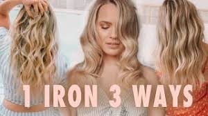 Try these best curling irons for long hair!! 1 Curling Iron 3 Totally Different Curls Waves Kayley Melissa Youtube