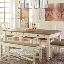 Signature Design By Ashley Roanoke Rectangular Wood Top Dining Table Color Two Tone Jcpenney In 2020 Counter Height Dining Room Tables Dining Table Oak Table