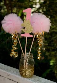 Birthday Party Table Decorations Centerpieces Unicorn Party Pink And Gold First Birthday Centerpiece Table Decoration By Gracesgardens On Ets Princess Birthday Party First Birthday Parties Birthday Parties