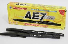 Pulpen Standard Ae7 Hitam Harga Untuk 1 Pack Isi 12 Pcs Di Lapak Lapak 07 Bukalapak