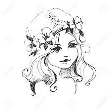 Tom generously shares his expert knowledge with this detailed tutorial showing how you can get the best out of inking. Girl Ink Pen Sketch Black And White Female Face Royalty Free Cliparts Vectors And Stock Illustration Image 53892877