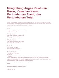 Check spelling or type a new query. Menghitung Angka Kelahiran Kasar