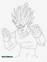 Dragon ball z majin buu coloring pages. Dragon Ball Z Majin Vegeta Coloring Pages Printable Majin Vegeta Line Art Hd Png Download Vhv