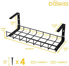 2 Packs Cable Management Tray 40cm Under Desk Cable Amazon Co Uk Electronics Cable Tray Cable Organizer Wire Management