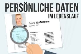 Lebenslauf familie und freunde : Personliche Daten Im Lebenslauf Diese Gehoren Hinein