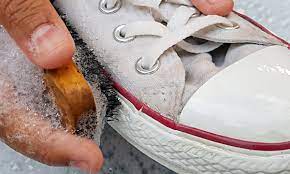 Another way to clean off the yellow stains from white shoes is using lemon. How To Keep White Shoes Sparkling Clean
