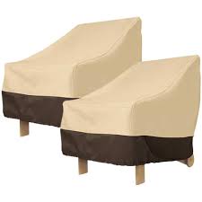 With our collection of outdoor furniture covers for chaises, grills, umbrellas, chair cushions, tables and more; Cuhawudba 2 Pack Patio Adirondack Chair Cover 31x33x36 Inch Heavy Duty Outdoor Patio Chair Cover 420d Waterproof Outdoor Lawn Patio Furniture Covers Beige Buy Online In Dominica At Dominica Desertcart Com Productid 196469887
